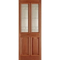LPD Derby 2L Hardwood External Door 2032x813x44mm - MTDERTGL32