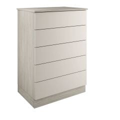 Bedroom Kit Classic/Shaker Tallboy Chest of Drawers - 5 Drawers - Taupe Grey - BEDUS2113C