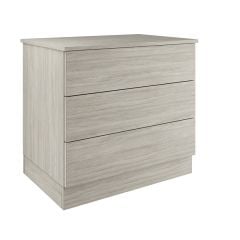 Bedroom Kit Classic/Shaker Double Chest of Drawers - 3 Drawers - Urban Oak - BEDUS2214C