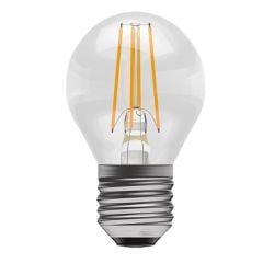 Bell 4W LED Dimmable Filament Round- ES, Clear, 2700K - 05316
