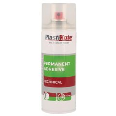 Plastikote Trade Permanent Aerosol Spray Paint Adhesive 400ml - PKT71029