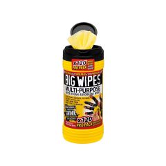 Big Wipes 4x4 Multi-Purpose Cleaning Wipes Tub of 120 - BGW2412