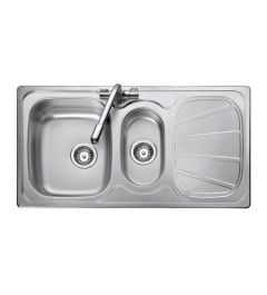 Rangemaster Baltimore 1.5 Bowl Stainless Steel Inset Kitchen Sink - BL9502/