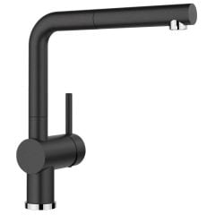 Blanco LINUS-S Pull Out Kitchen Tap Handset Silgranit-Look - Anthracite - 516688