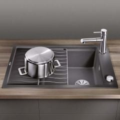 Blanco ELON XL 6 S Silgranit Inset Kitchen Sink Manual InFino - Black - 524844