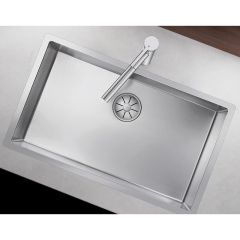 Blanco CLARON 700-IF 1 Bowl Inset Stainless Steel Kitchen Sink with Manual InFino Waste - Satin Polish - 521580 Lifestyle