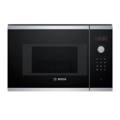 Bosch Series 4 BEL523MS0B Built-In Microwave Oven - Stainless Steel - Front End View