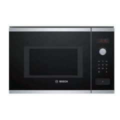 Bosch Series 4 BFL523MS0B Built-In Microwave Oven - Stainless Steel - Front End View