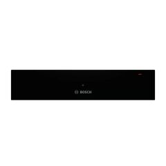 Bosch Series 6 BIC510NB0 14cm Warming Drawer - Black - Front End View