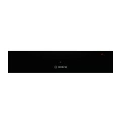 Bosch Series 6 BIC510NB0 14cm Warming Drawer - Black - Front End View