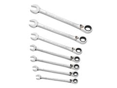 Britool Expert Set of 7 Ratchet Combination Spanners 8-19mm - BRIE111107B
