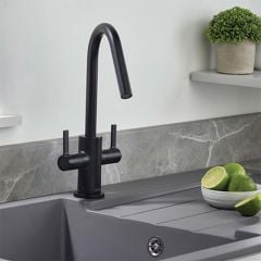 Bristan Cashew Easyfit Monobloc Kitchen Mixer Tap - Black - CSH EFSNK BLK