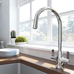 Bristan Echo Monobloc Easyfit Kitchen Mixer Tap - Chrome - EC SNK EF C