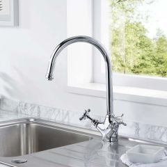 Bristan 1901 Easyfit Monobloc Kitchen Mixer Tap - Chrome - N SNK EF C