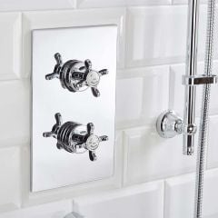 Bristan 1901 Thermostatic Concealed Dual Control Shower Valve - N2 SHCVO C