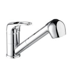 Bristan Pear Kitchen Mixer with Pull Out Spray Chrome - PEA PULLSNK C