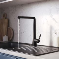 Bristan Pine Easyfit Monobloc Kitchen Mixer Tap - Black - PNE EFSNK BLK
