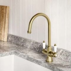 Bristan Reniassance Easyfit Kitchen Mixer Tap - Brushed Brass - RS SNK EF BB