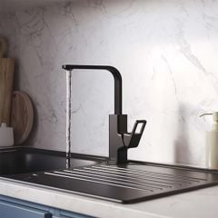 Bristan Spruce Easyfit Monobloc Kitchen Mixer Tap - Black - SPR EFSNK BLK