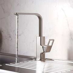 Bristan Spruce Easyfit Monobloc Kitchen Mixer Tap - Stainless Steel - SPR EFSNK SS