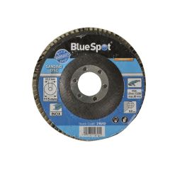 BlueSpot Tools Sanding Flap Disc 115mm 60 Grit - B/S19692
