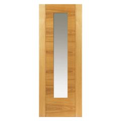 JB Kind Mistral Oak Glazed Internal Door 2040x826x40mm - OMIS826G