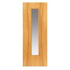 JB Kind Arcos Oak Glazed Internal Door 1981x686x35mm - EARC23G