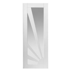 JB Kind Aurora Etched Glazed White Internal Door 1981x686x35mm - CAUR23ETCG