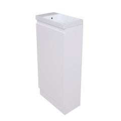 Calypso Veneto One Door Floor Standing Vanity Unit - Pearl - 4920