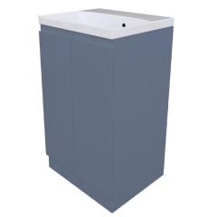 Calypso Veneto Two Door Floor Standing Vanity Unit - Lagoon Mist - 4940