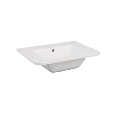 Calypso Alesso Cast Vanity Basin 600 - White - 9274