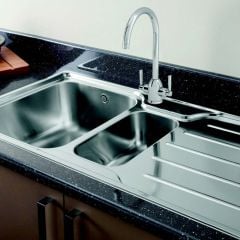 Carron Phoenix Ibis 150 1.5 Bowl Inset Kitchen Sink - 101.0042.910