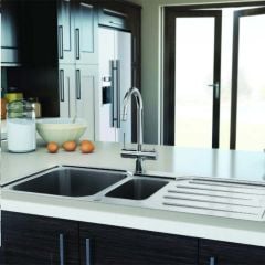 Carron Phoenix Adelphi 150 1.5 Bowl Inset Kitchen Sink - 127.0285.739