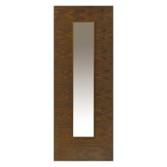 JB Kind Franquette Walnut Glazed Internal Door 1981x686x35mm - WFRA23