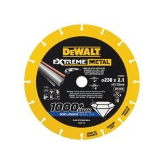 DEWALT Extreme Metal Cut Off Saw Blade 230 x 22.23 x 2.10mm - DEWDT40255QZ