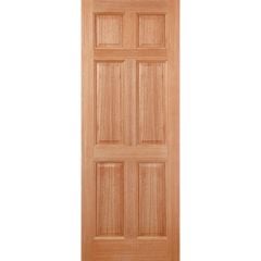 LPD Colonial 6P Hardwood Dowelled External Door 1981x762x44mm - COL303