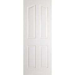 LPD Mayfair 4P Primed White Internal Door 2040x826x40mm - MAY4P826