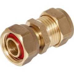Compression Fitting Straight Tap Connector 22mm x 3/4