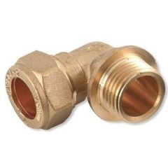 Compression Fitting Male Elbow 15mm x 1/2