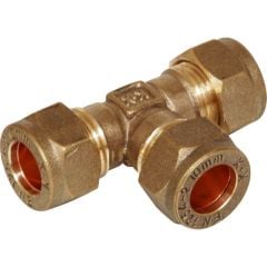 Compression Fitting Equal Tee 28mm