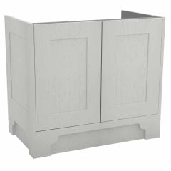 Calypso Chelworth 800 Floor Standing Vanity Unit - Contour White Aspen - 4858