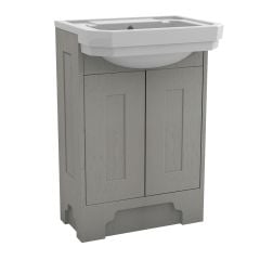 Calypso Chelworth Floor Standing Vanity Unit with Georgia Basin - Contour Dusk Grey - 6919.23