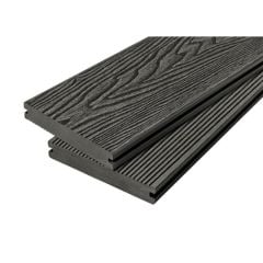Cladco WPC Solid Composite Decking Board 4 Metre x 150 x 25mm - Charcoal - WPCSB40