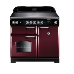 Rangemaster Classic 100 Ceramic Cranberry Electric Range Cooker CLAS100ECCY/C