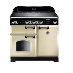 Rangemaster Classic 100 Induction Cream Electric Range Cooker CLAS100EICR/C