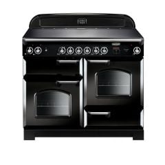 Rangemaster Classic 110 Ceramic Black Electric Range Cooker CLAS110ECBL/C