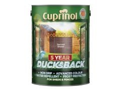 Cuprinol Ducksback 5 Year Fence Treatment - 5 Litres - Harvest Brown - CUPDBHB5L