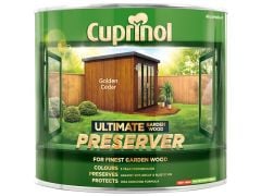 Cuprinol Ultimate Garden Wood Preserver Golden Cedar 1 Litre - CUPGWPREGC1L