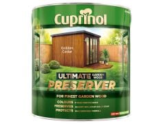 Cuprinol Ultimate Garden Wood Preserver Golden Cedar 4 Litre - CUPGWPREGC4L