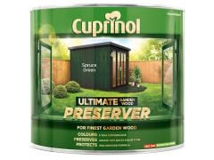 Cuprinol Ultimate Garden Wood Preserver Spruce Green 1 Litre - CUPGWPRESG1L